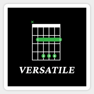 B Versatile B Guitar Chord Tab Dark Theme Magnet